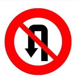 Biển báo giao thông cấm quay đầu Biển báo giao thông cấm quay đầu