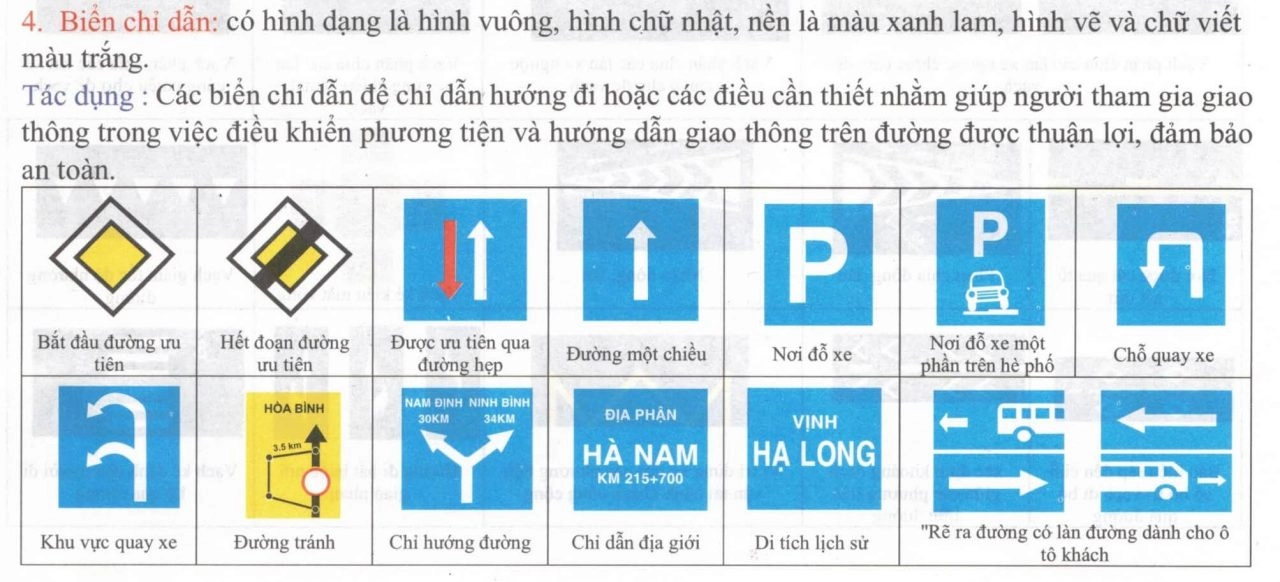 biển báo chỉ dẫn biển báo chỉ dẫn