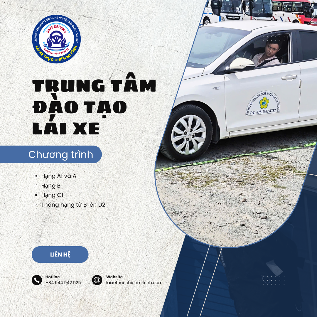 địa chỉ học bổ túc tay lái xe ô tô đời mới TPHCM uy tín