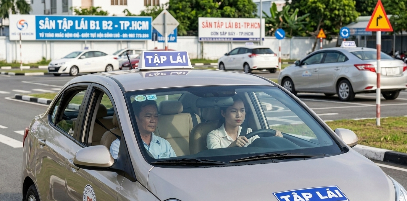 Học lái xe B cho người đã biết cơ bản